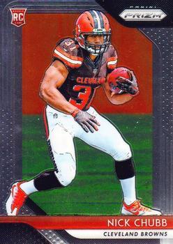 Nick Chubb 2018 Prizm 213 Rookie Panini 2018 Panini Prizm Nick Chubb 2018 Prizm 213 Rookie Panini 2018 Panini Prizm