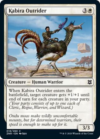 Kabira Outrider 018 280 Zendikar Rising Singles Kabira Outrider 018 280 Zendikar Rising Singles