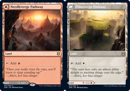 Needleverge Pathway Pillarverge Pathway 263 280 Zendikar Rising Singles Needleverge Pathway Pillarverge Pathway 263 280 Zendikar Rising Singles