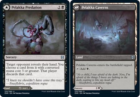 Details about / x4 Pelakka Predation //// Pelakka Caverns ZNR MTG Zendikar 120//280 UN M//NM 4x