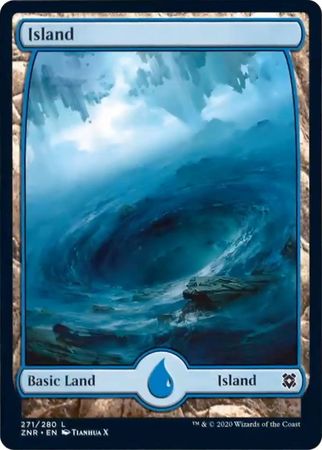 Island Full Art 271 280 Zendikar Rising Singles Island Full Art 271 280 Zendikar Rising Singles
