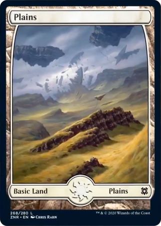 Plains Full Art 268 280 Zendikar Rising Singles Plains Full Art 268 280 Zendikar Rising Singles