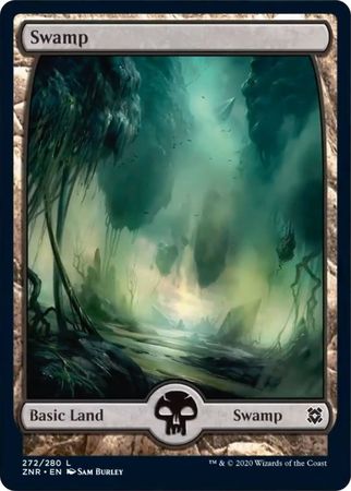Swamp Full Art 272 280 Zendikar Rising Singles