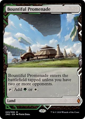 Bountiful Promenade 020 030 Zendikar Rising Expeditions Zendikar Rising Expedition Singles Bountiful Promenade 020 030 Zendikar Rising Expeditions Zendikar Rising Expedition Singles