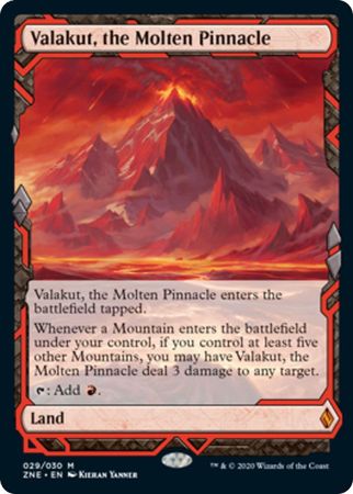 Valakut the Molten Pinnacle 029 030 Zendikar Rising Expeditions Zendikar Rising Expedition Singles Valakut the Molten Pinnacle 029 030 Zendikar Rising Expeditions Zendikar Rising Expedition Singles