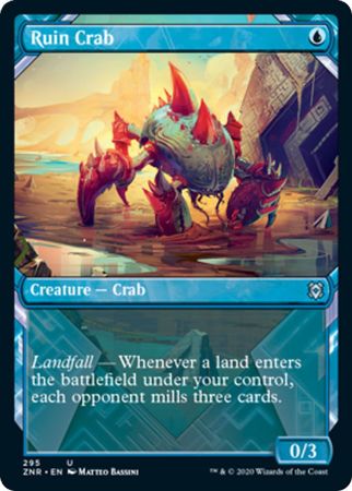 Ruin Crab 295 Alternate Art Showcase Zendikar Rising Collector Booster Singles Ruin Crab 295 Alternate Art Showcase Zendikar Rising Collector Booster Singles