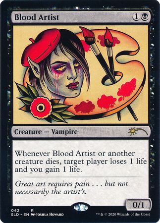 Blood Artist 042 SLD Promo Secret Lair Drop Series Singles Blood Artist 042 SLD Promo Secret Lair Drop Series Singles