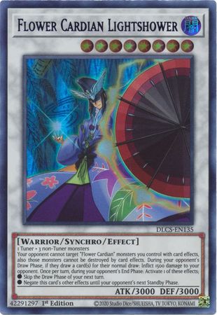 Flower Cardian Lightshower Blue DLCS EN135 Ultra Rare 1st Edition Dragons of Legend The Complete Series 1st Edition Singles Flower Cardian Lightshower Blue DLCS EN135 Ultra Rare 1st Edition Dragons of Legend The Complete Series 1st Edition Singles