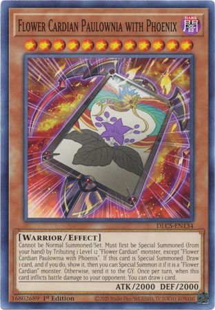 Flower Cardian Paulownia with Phoenix DLCS EN134 Common 1st Edition Dragons of Legend The Complete Series 1st Edition Singles Flower Cardian Paulownia with Phoenix DLCS EN134 Common 1st Edition Dragons of Legend The Complete Series 1st Edition Singles