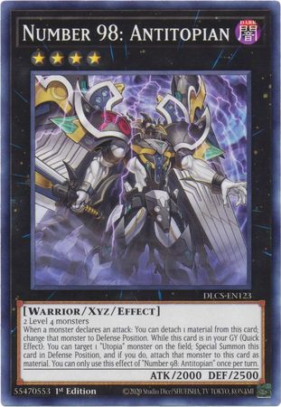 Number 98 Antitopian DLCS EN123 Common 1st Edition Dragons of Legend The Complete Series 1st Edition Singles Number 98 Antitopian DLCS EN123 Common 1st Edition Dragons of Legend The Complete Series 1st Edition Singles