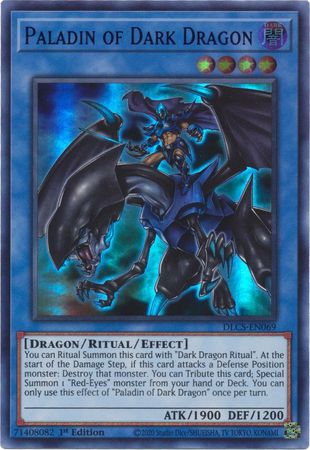 Paladin of Dark Dragon (Blue) - Yugioh | TrollAndToad