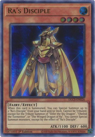 Ra s Disciple DLCS EN026 Ultra Rare 1st Edition Ra s Disciple DLCS EN026 Ultra Rare 1st Edition