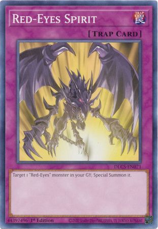 Red Eyes Spirit DLCS EN071 Common 1st Edition Red Eyes Spirit DLCS EN071 Common 1st Edition