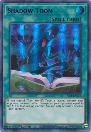 Shadow Toon Blue DLCS EN076 Ultra Rare 1st Edition Shadow Toon Blue DLCS EN076 Ultra Rare 1st Edition