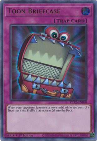 Toon Briefcase DLCS EN080 Ultra Rare 1st Edition Toon Briefcase DLCS EN080 Ultra Rare 1st Edition