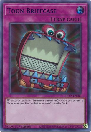 Toon Briefcase Blue DLCS EN080 Ultra Rare 1st Edition Toon Briefcase Blue DLCS EN080 Ultra Rare 1st Edition