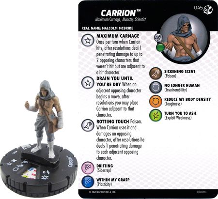 Carrion #045 Spider-Man and Venom Absolute Carnage Heroclix