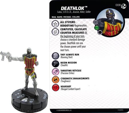 Deathlok 008 Spider man and Venom Absolute Carnage Heroclix Deathlok 008 Spider man and Venom Absolute Carnage Heroclix