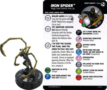 iron spider heroclix