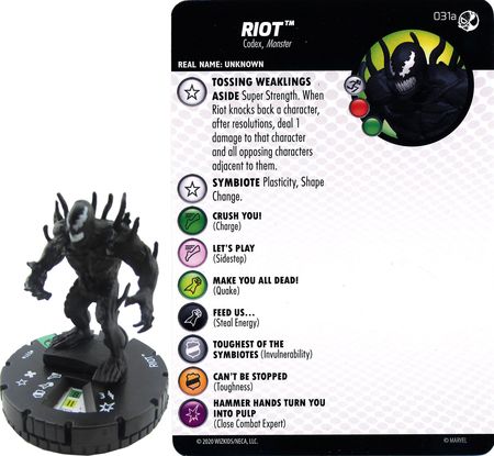 Riot 031a Spider man and Venom Absolute Carnage Heroclix Spider man and Venom Absolute Carnage Singles Riot 031a Spider man and Venom Absolute Carnage Heroclix Spider man and Venom Absolute Carnage Singles
