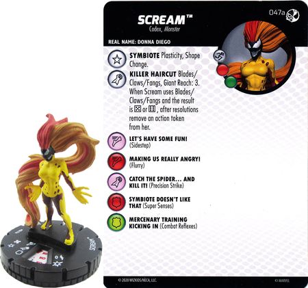 Scream 047a Spider man and Venom Absolute Carnage Heroclix Scream 047a Spider man and Venom Absolute Carnage Heroclix
