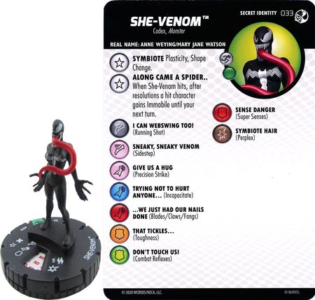 Riot #031b Spider-man and Venom Absolute Carnage Heroclix Near Mint