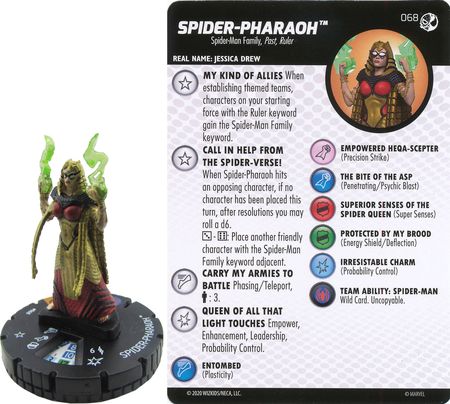 spider pharaoh heroclix