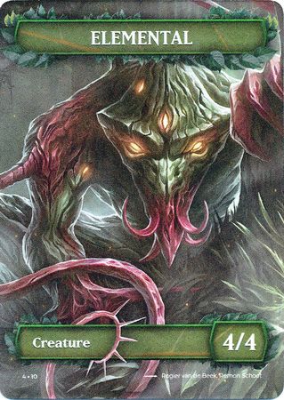 Card Game Tokens Elemental Green 4 10 Dawnlight Borderless Foil Dice Life Counters Tokens Card Game Tokens Elemental Green 4 10 Dawnlight Borderless Foil Dice Life Counters Tokens
