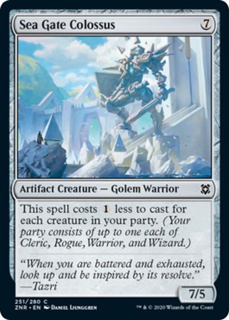 Sea Gate Colossus 251 280 Zendikar Rising Singles Sea Gate Colossus 251 280 Zendikar Rising Singles