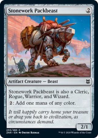 Stonework Packbeast 255 280 Zendikar Rising Singles Stonework Packbeast 255 280 Zendikar Rising Singles