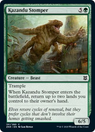 Kazandu Stomper 191 280 Zendikar Rising Singles Kazandu Stomper 191 280 Zendikar Rising Singles