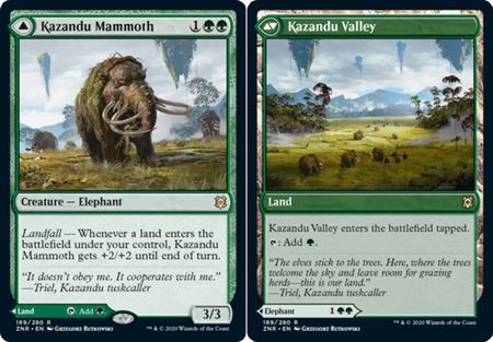 Kazandu Mammoth Kazandu Valley 189 280 Zendikar Rising Singles Kazandu Mammoth Kazandu Valley 189 280 Zendikar Rising Singles
