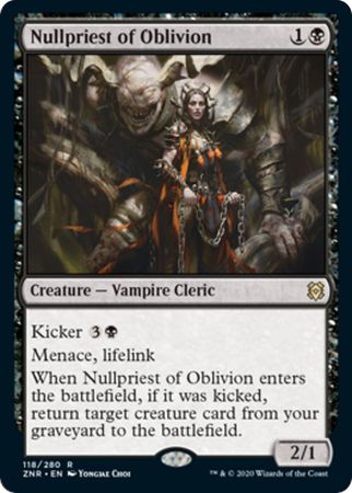 Nullpriest of Oblivion 118 280 Zendikar Rising Singles Nullpriest of Oblivion 118 280 Zendikar Rising Singles