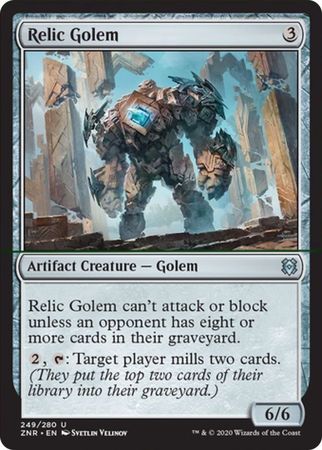 Relic Golem 249 280 Zendikar Rising Singles Relic Golem 249 280 Zendikar Rising Singles