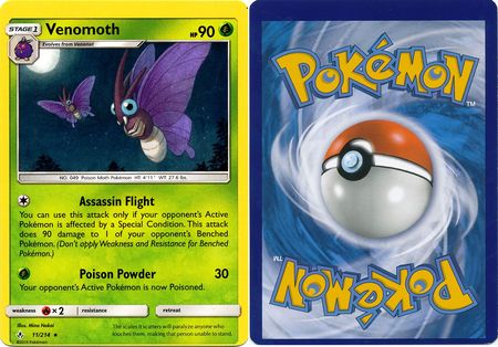 Venomoth 11 214 Misprint Rare S M Unbroken Bonds 30823 Venomoth 11 214 Misprint Rare S M Unbroken Bonds 30823