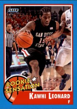 Kawhi Leonard 2011 12 Fleer Retro 59 Rookie Sensation 2011 12 Fleer Retro Kawhi Leonard 2011 12 Fleer Retro 59 Rookie Sensation 2011 12 Fleer Retro