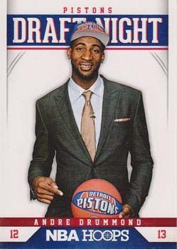 Andre Drummond 2012 13 NBA Hoops 9 Draft Night Rookie Panini 2012 13 NBA Hoops Draft Night Andre Drummond 2012 13 NBA Hoops 9 Draft Night Rookie Panini 2012 13 NBA Hoops Draft Night