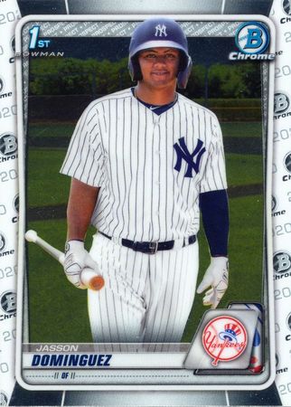 Jasson Dominguez 2020 Bowman Chrome BCP 8 1st Bowman 2020 Bowman Chrome Jasson Dominguez 2020 Bowman Chrome BCP 8 1st Bowman 2020 Bowman Chrome