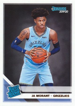Ja Morant 2019 20 Donruss 202 Rated Rookie Panini Ja Morant 2019 20 Donruss 202 Rated Rookie Panini