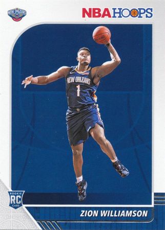 Zion Williamson 2019 20 NBA Hoops 258 Rookie Panini 2019 20 NBA Hoops Zion Williamson 2019 20 NBA Hoops 258 Rookie Panini 2019 20 NBA Hoops