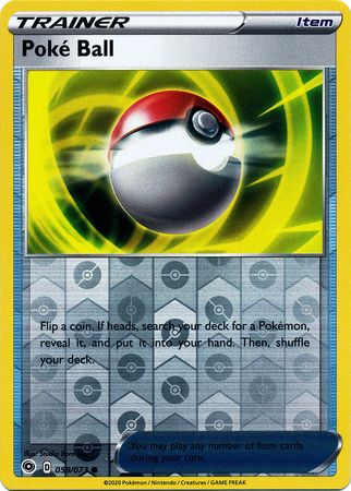 059/073 Champions Path Reverse Holo Card MINT Pokémon Poke Ball 