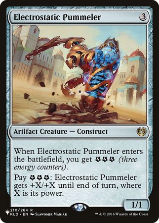Electrostatic Pummeler 210 264 The List The List Singles Electrostatic Pummeler 210 264 The List The List Singles