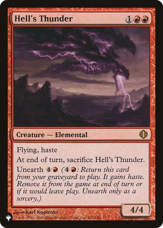 Hell s Thunder 103 249 The List The List Singles Hell s Thunder 103 249 The List The List Singles