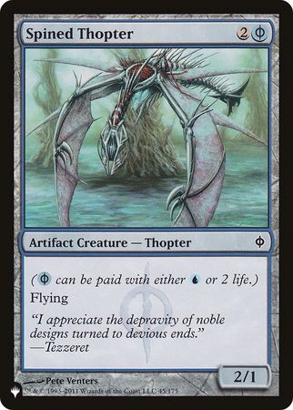 Spined Thopter 45 175 The List The List Singles Spined Thopter 45 175 The List The List Singles
