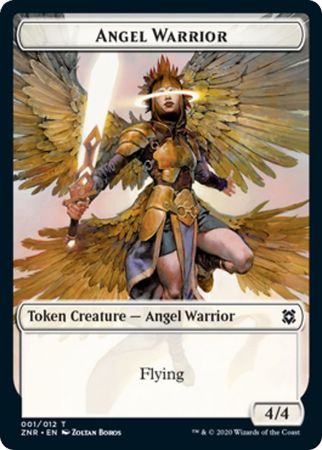 Angel Warrior Token 001 012 Zendikar Rising Singles Angel Warrior Token 001 012 Zendikar Rising Singles
