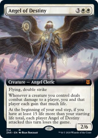 Angel of Destiny 314 Extended Art Zendikar Rising Collector Booster Singles Angel of Destiny 314 Extended Art Zendikar Rising Collector Booster Singles