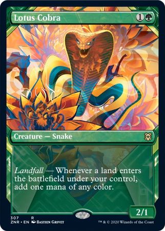 Lotus Cobra 307 Alternate Art Showcase Zendikar Rising Collector Booster Singles Lotus Cobra 307 Alternate Art Showcase Zendikar Rising Collector Booster Singles