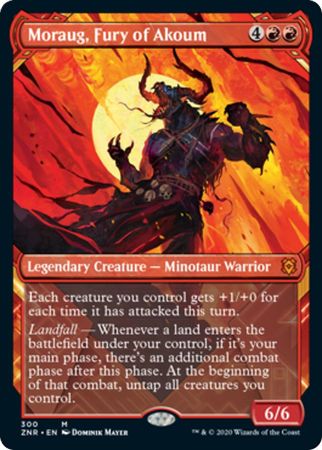 Moraug Fury of Akoum 300 Alternate Art Showcase Moraug Fury of Akoum 300 Alternate Art Showcase