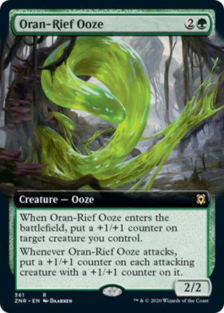 Oran Rief Ooze 361 Extended Art Zendikar Rising Collector Booster Singles Oran Rief Ooze 361 Extended Art Zendikar Rising Collector Booster Singles