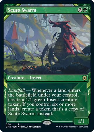 Scute Swarm 308 Alternate Art Showcase Scute Swarm 308 Alternate Art Showcase
